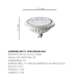 Lámpara AR111 Led GU10 - Image 4