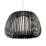 Lámpara Colgante Policarbonato Negro