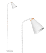 Lámpara de Pie LP8150-01 BL | Pie Combinado en Hierro y Madera