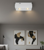 Plafón Cardánico 10/2AP BL · Doble Luz Direccionable en Blanco y Negro - Image 2