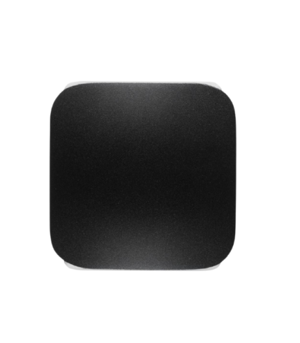 VK-FRONT · Aplique Arquitectónico de Luz Uniforme — Negro