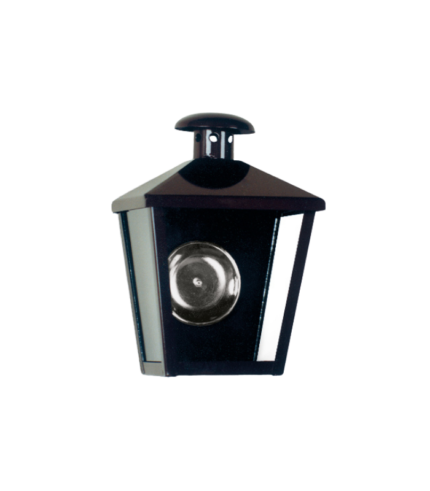 FAROL 48 – Farol de Hierro con Vidrios Transparentes para Lámpara