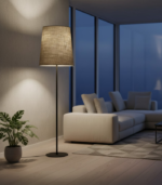 Lámpara de Pie Recta con Pantalla de Tela - LP7400 - Image 2