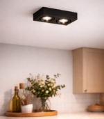 Plafón Cardánico Lineal - 30/2AP Negro - Image 2