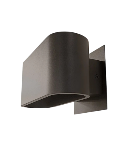 Aldor Negro – Aplique Decorativo LED Bidireccional Negro 7W