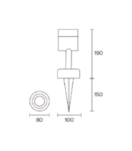 Jabalina para Iluminación de Exterior - 2066 - Image 3