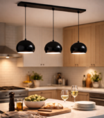 Colgante Triple Negro con Pantallas Metálicas - LCB22/3 - Image 2