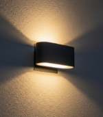 Aldor Negro – Aplique Decorativo LED Bidireccional Negro 7W - Image 2