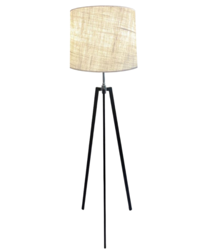 2442 TRÍPODE – Lámpara de Pie Trípode Industrial con Pantallas E27