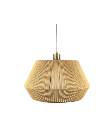 FLORA TOSTADO 50 – Colgante de Cuerda E27