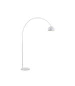 MIRO P MET BLANCO – Lámpara de Pie Telescópica con Pantalla Metálica