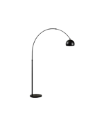 MIRO P MET NEGRO – Lámpara de Pie Telescópica con Pantalla Metálica