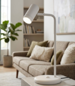 ONA MESA BLANCO – Lámpara de Mesa de Diseño en Hierro y Aluminio - Image 2