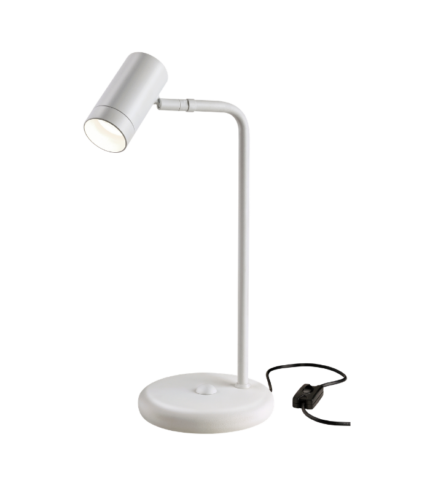 ONA MESA BLANCO – Lámpara de Mesa de Diseño en Hierro y Aluminio