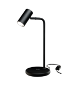 ONA MESA NEGRA – Lámpara de Mesa de Diseño en Hierro y Aluminio