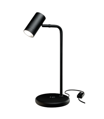 ONA MESA NEGRA – Lámpara de Mesa de Diseño en Hierro y Aluminio