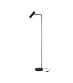 ONA PIE NEGRA – Lámpara de Pie de Diseño en Hierro y Aluminio