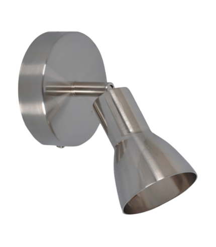 PROMO C208/1 NM – Aplique de Pared 1 Luz GU10 Níquel Mate