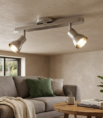 PROMO C208/2 NM – Aplique de Pared 2 Luces GU10 Níquel Mate - Image 2