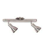 PROMO C208/2 NM – Aplique de Pared 2 Luces GU10 Níquel Mate