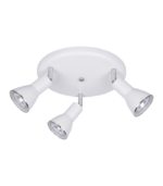 PROMO C208/3R BT – Aplique de Pared 3 Luces GU10 Blanco