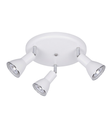 PROMO C208/3R BT – Aplique de Pared 3 Luces GU10 Blanco