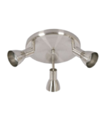 PROMO C208/3R NM – Aplique de Pared 3 Luces GU10 Níquel Mate