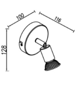 SUPER C900/1 NM – Aplique de Pared 1 Luz Sistema - Image 3