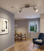 SUPER C900/2 NM – Aplique de Pared 2 Luces Sistema Níquel Mate - Image 2