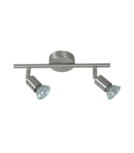 SUPER C900/2 NM – Aplique de Pared 2 Luces Sistema Níquel Mate