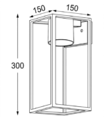 TREM – Farol Moderno Minimalista E27 - Image 3