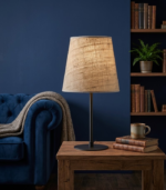 VE7400-01 PL – Velador Metálico con Pantalla de Tela - Image 2