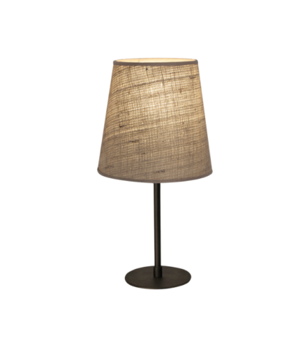 VE7400-01 PL – Velador Metálico con Pantalla de Tela