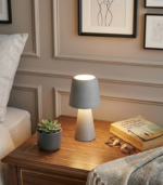 SOFTY SV – Lámpara LED Touch de Mesa Recargable Gris Blanco Dinámico - Image 2