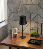 DRES NG – Lámpara LED Touch de Mesa Recargable Negro Blanco Dinámico - Image 2