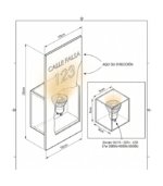 BATTA DIRECCION - BATTA DIRECCION - Cartel de Calle Luminoso