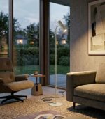 CAVIA DE PIE BLANCO – Lámpara de Pie Minimalista GU10 - Image 2