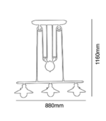 DEPOT NG – Colgante Industrial Negro de 3 Luces - Image 3