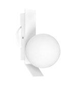SOLO BL – Aplique de Pared Blanco con Tulipa de Vidrio