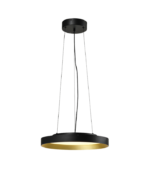 TITAN COLG NG y OA 30 – Colgante LED Negro y Oro Antiguo 30W