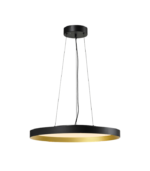 TITAN COLG NG y OA 40 – Colgante LED Negro y Oro Antiguo 40W
