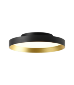 TITAN NG-OA 40 – Plafón Redondo Negro y Oro Antiguo LED 40W
