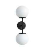 WORLD C/BARRAL NEGRO MATE – Aplique Doble Opal Satinado