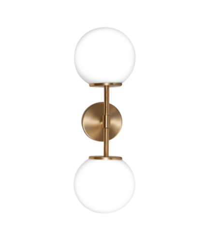 WORLD C/BARRAL ORO MATE – Aplique Doble Opal Satinado