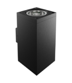 KALU 2.0 C BI NEGRO – Aplique Cuadrado Bidireccional GU10