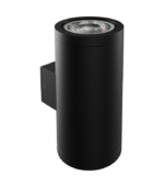 KALU 2.0 R BI NEGRO – Aplique Cilíndrico Bidireccional GU10